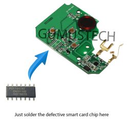 Renault Megane2 Smartcard RepairBoard-renault-megane-2-scenic2-model-2002-2009-smart-card-remote-control-repair-board-pcb-circuit-433mhz-pcf7947at-id46-oem-original-after-market-7701209132-7701209135